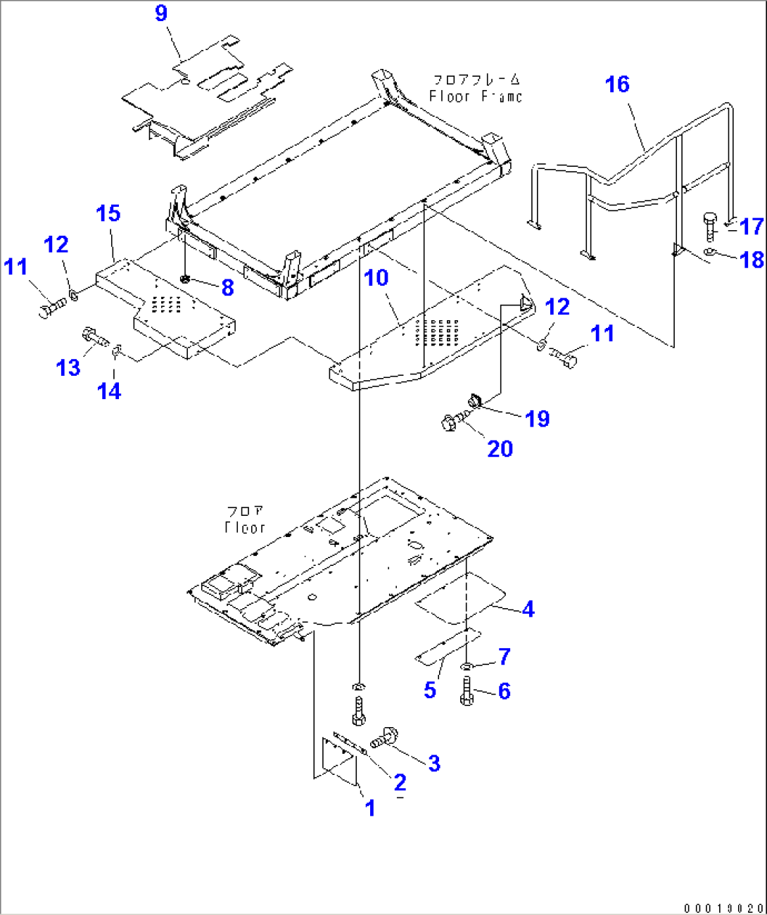 MAT AND CAT WALK (GUARD)(#1601-)