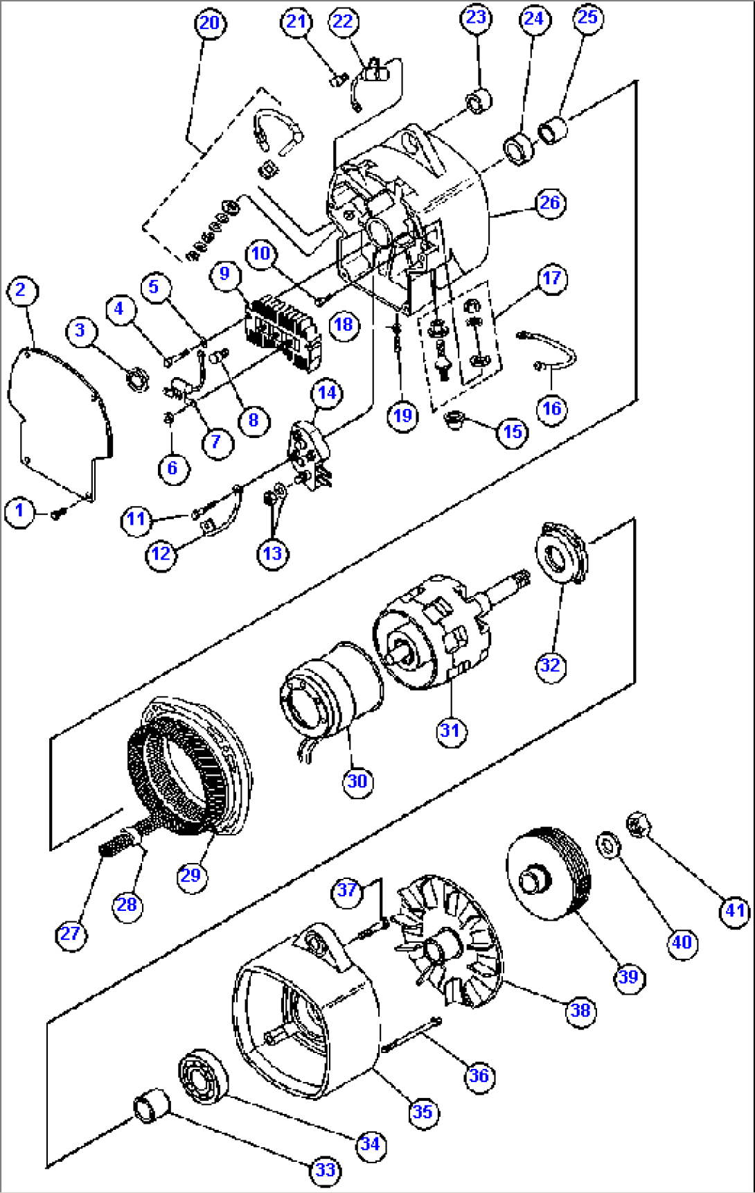 BATTERY CHARGING ALTERNATOR (1283871H91)