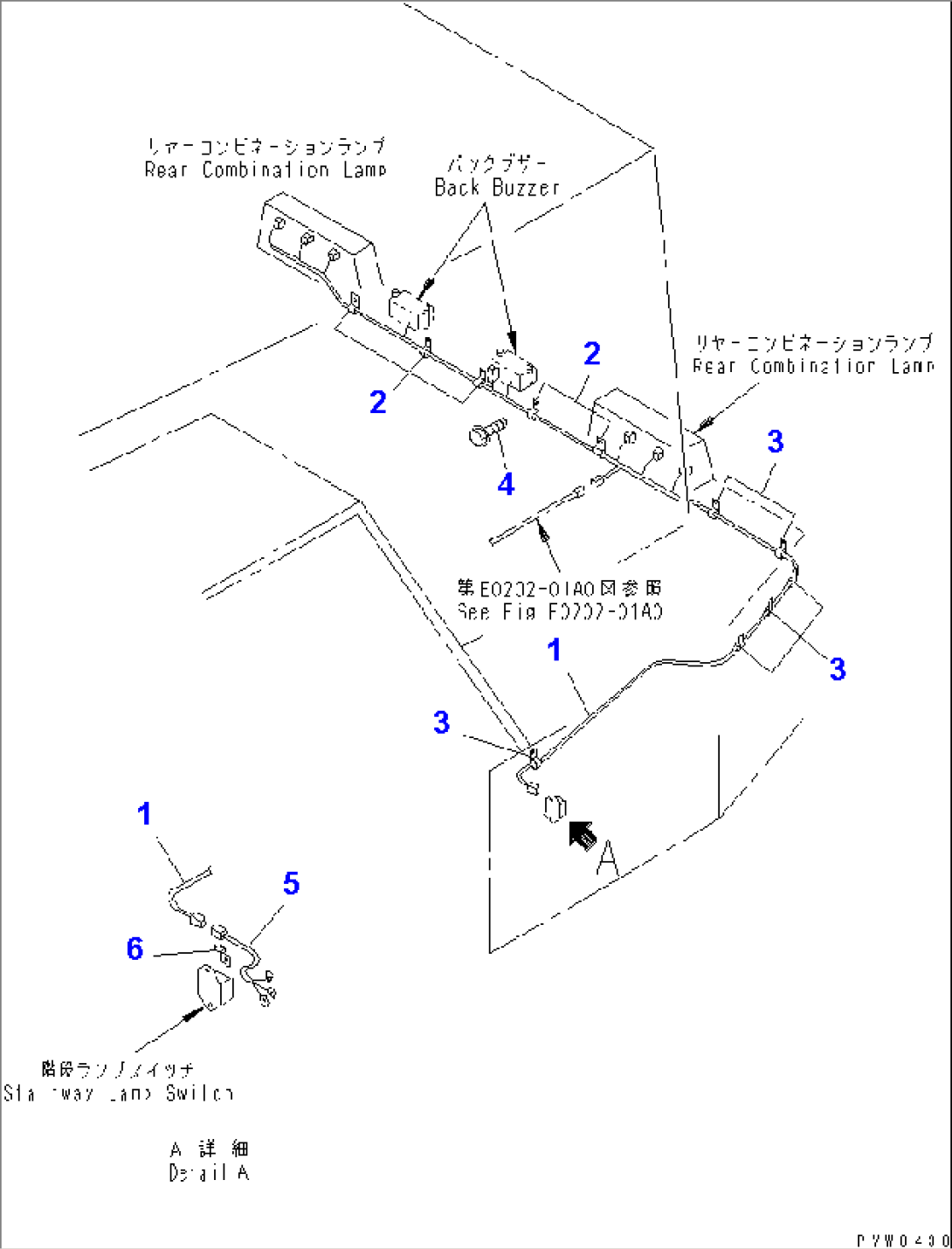 REAR HARNESS (BUMPER LINE)