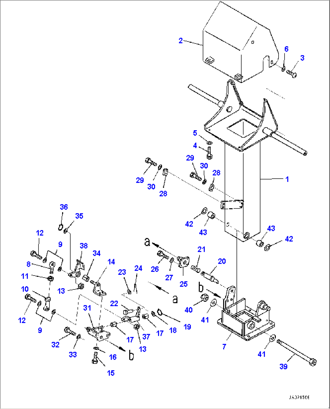 Floor Frame, Console Box (#1001-)