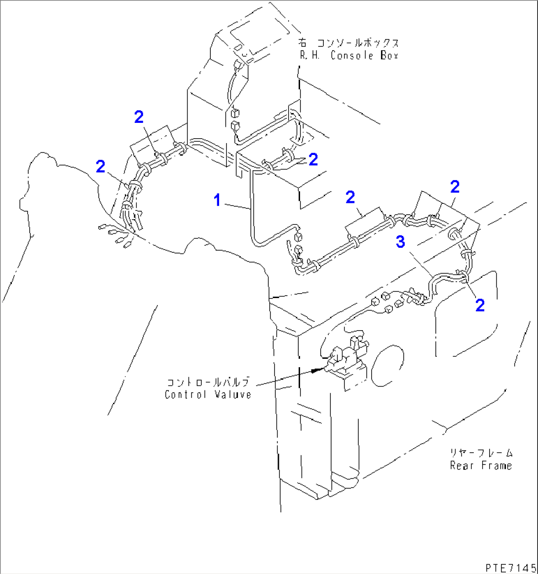 FLOOR HARNESS (MULTI COUPLER LINE) (WITH MULTI COUPLER)