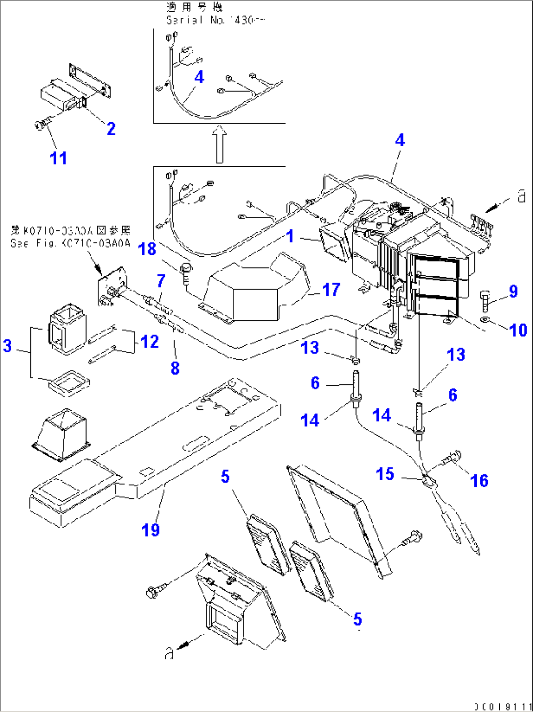 FLOOR SUB (AIR CONDITIONER UNIT AND RELATED PARTS)(#1425-1600)