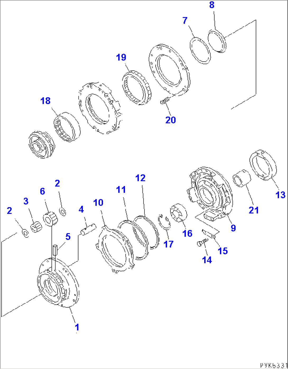 TRANSMISSION (F3-R3) (CARRIER)(#61132-61168)