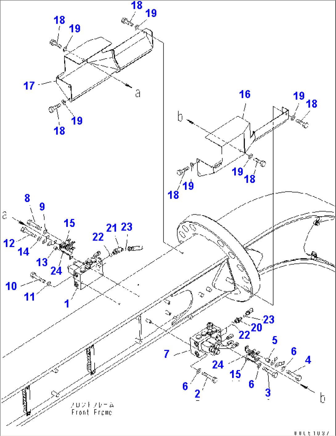 FRONT VALVE (BLADE CHECK VALVE) (FOR BLADE ACCUMULATOR AND BLADE FLOAT)