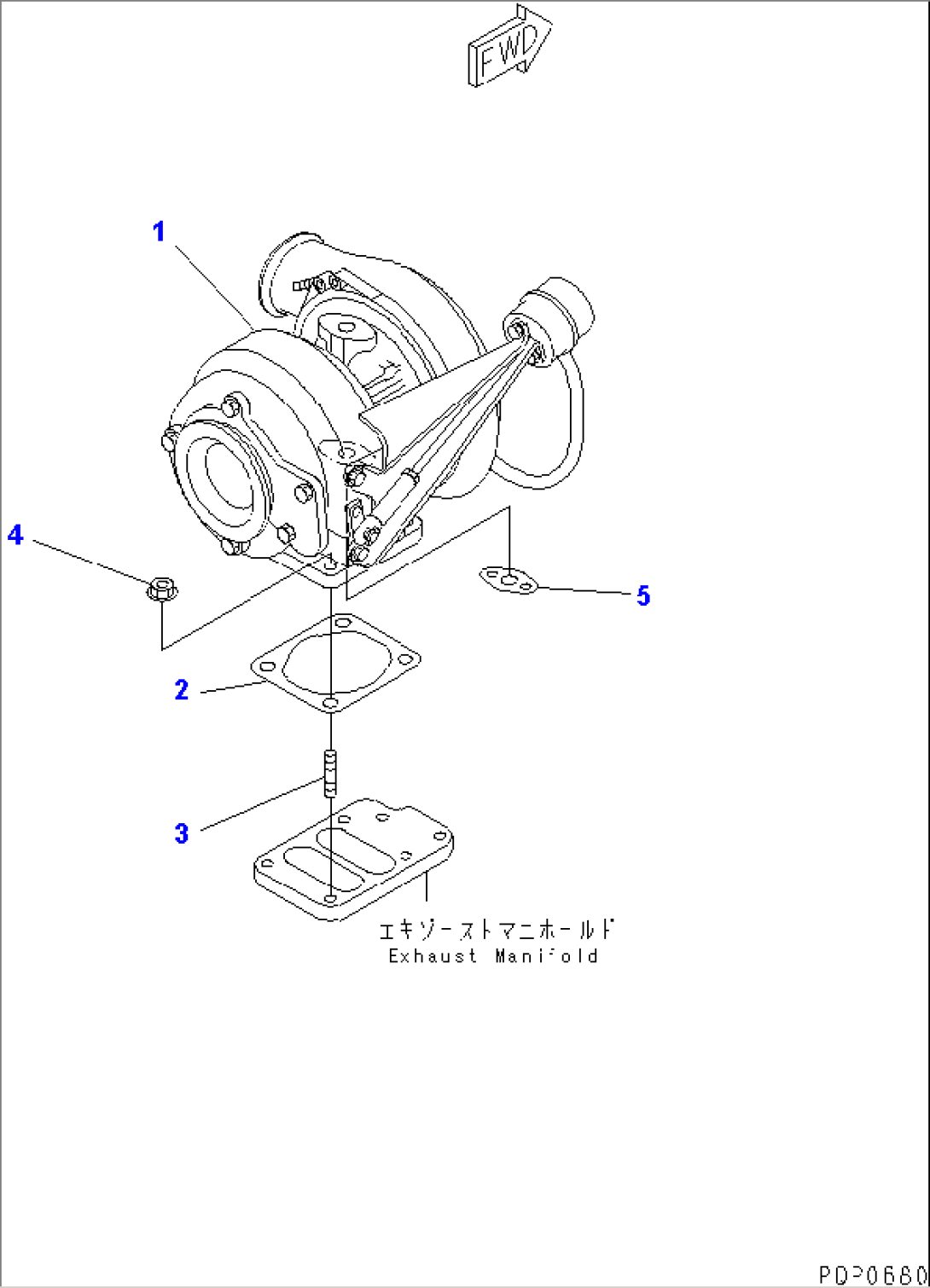 TURBOCHARGER MOUNTING(#21273646-)
