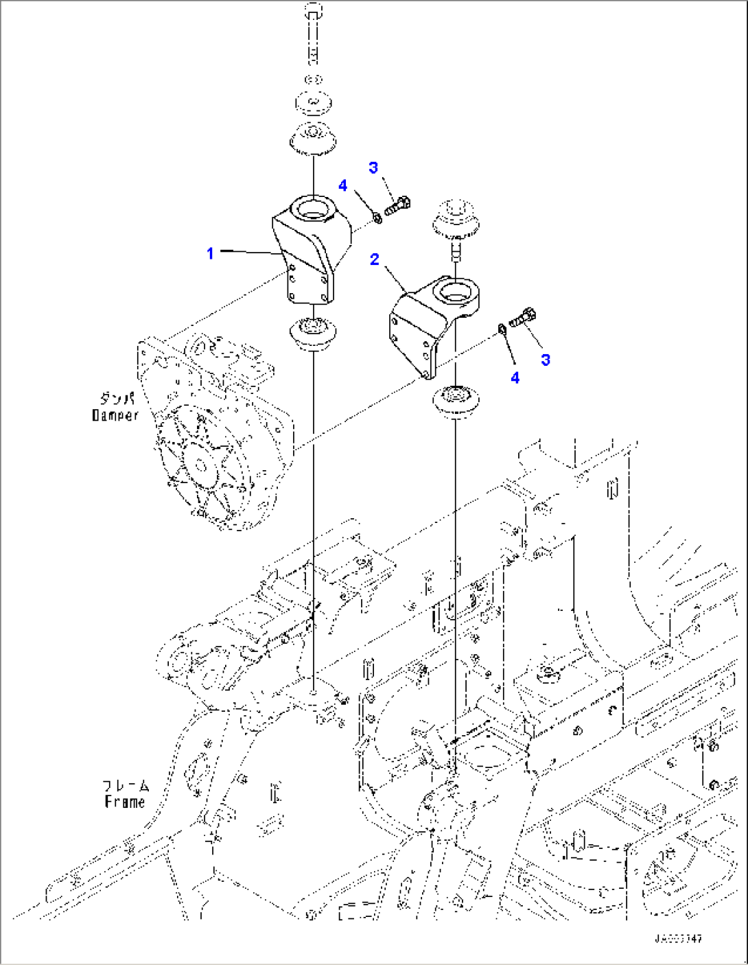 Engine Mounting Bracket (#30001-)