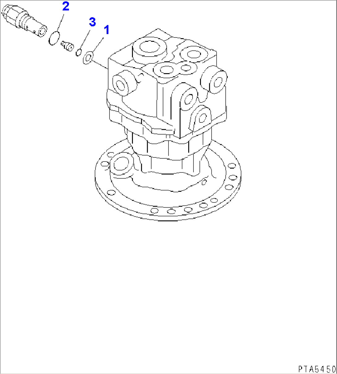 SWING MOTOR (2/2) (INNER PARTS)