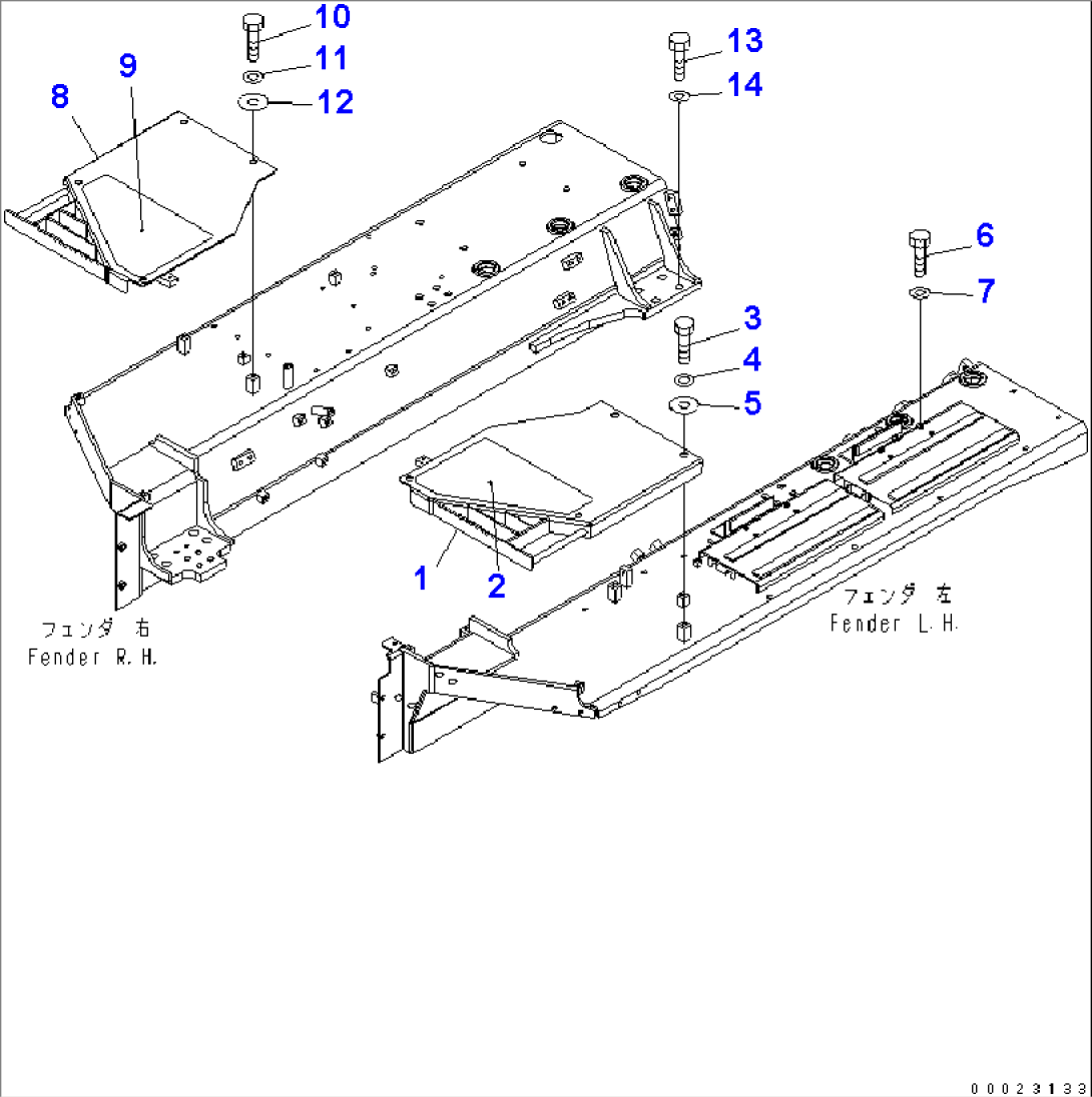 FENDER RELATED PARTS (FOR MITSUKOJIMA)(#10117-)