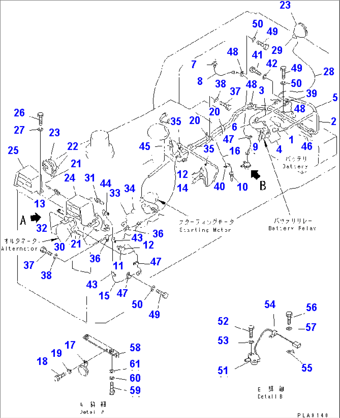 ELECTRICAL SYSTEM (MONO LEVER CONTROL SPEC.)(#81447-)