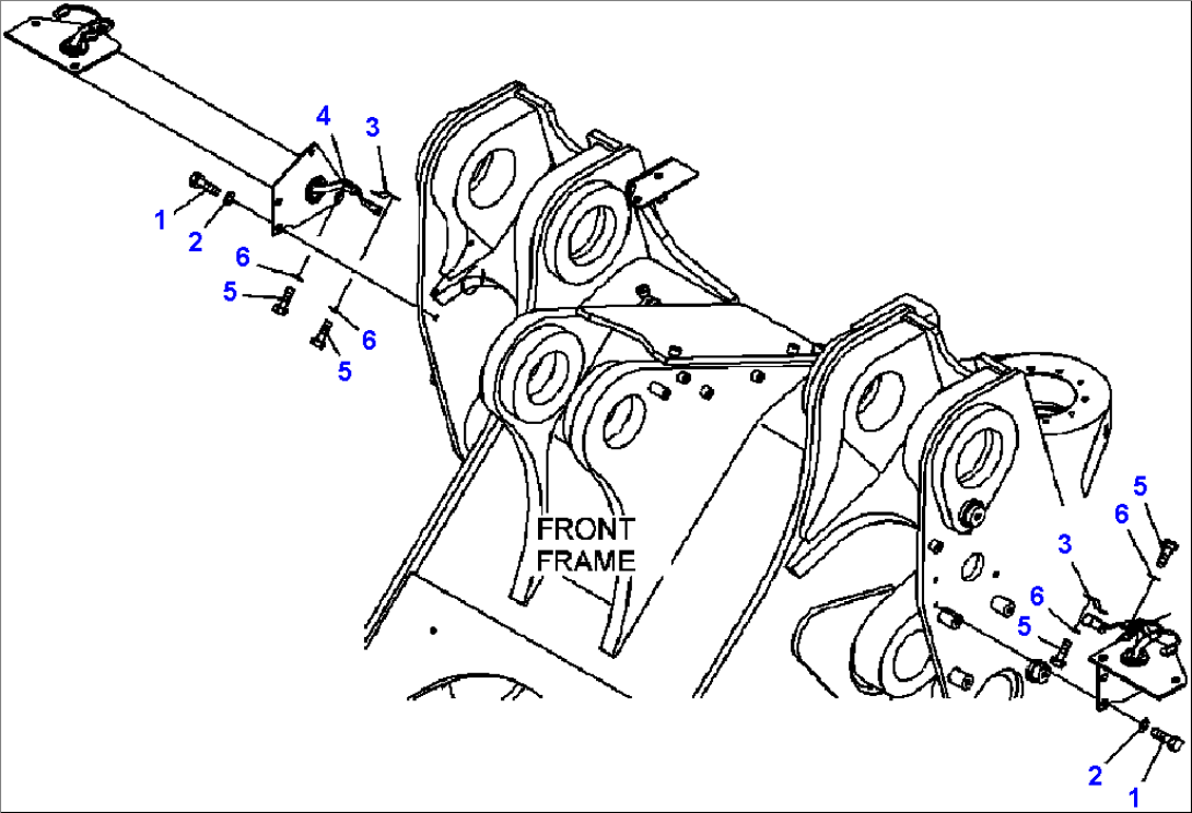 E0300-03A0 FRONT WORKING LAMP MOUNTING