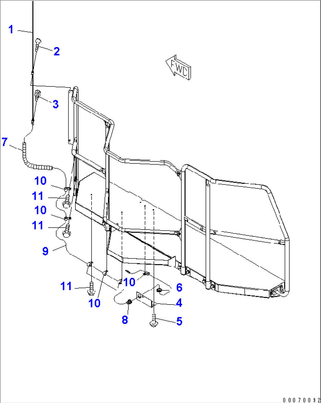 CAB GUARD (RADIO ANNTENA)(#7248-)