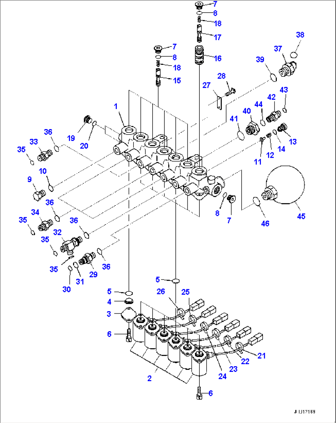 Solenoid Valve, Related Parts (#500001-)