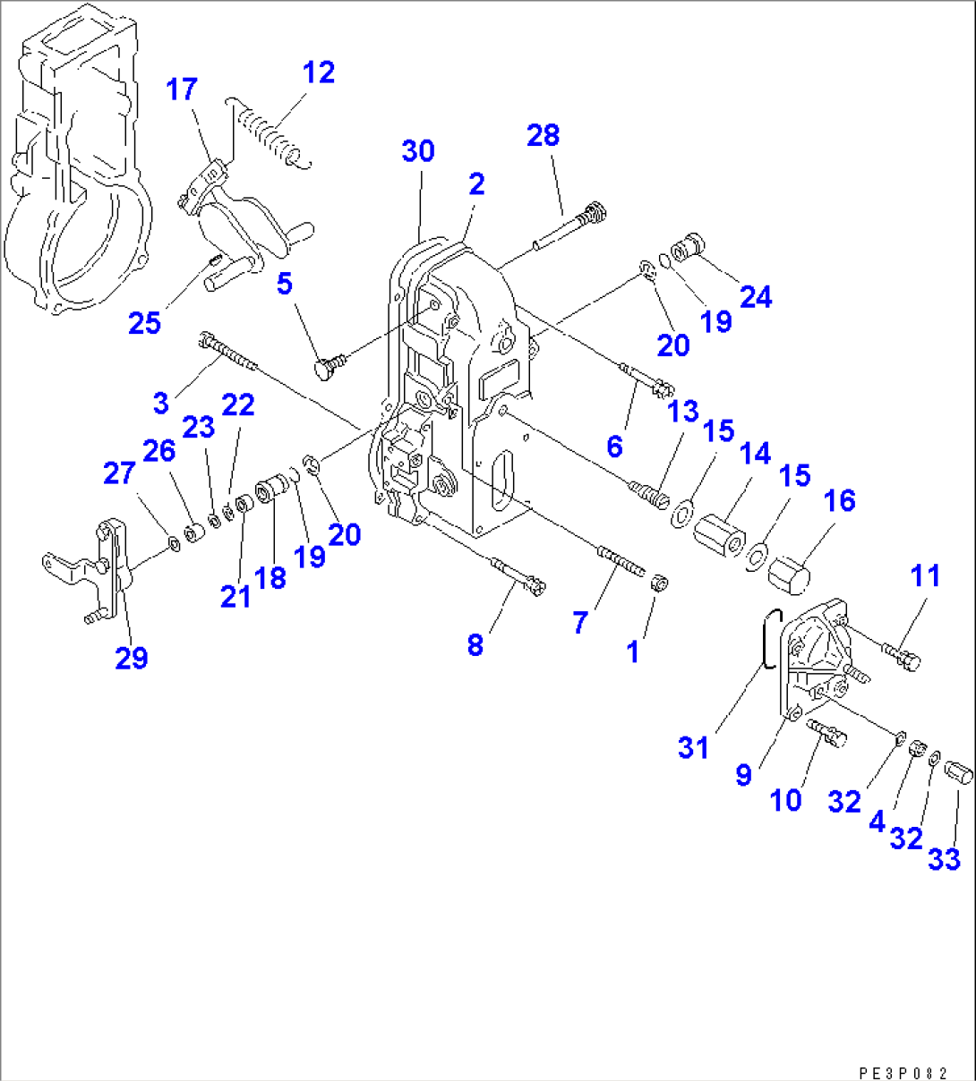 FUEL INJECTION PUMP (GOVERNOR) (1/2) (INNER PARTS)