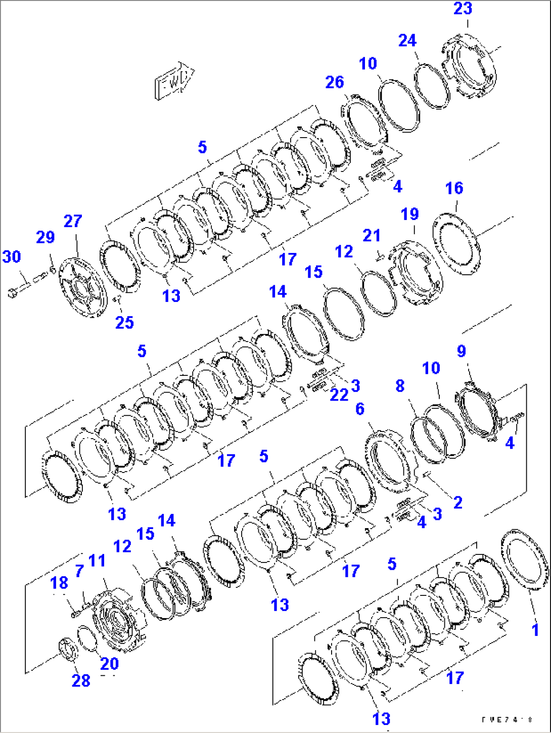 TRANSMISSION BARE (1/3)(#70001-)