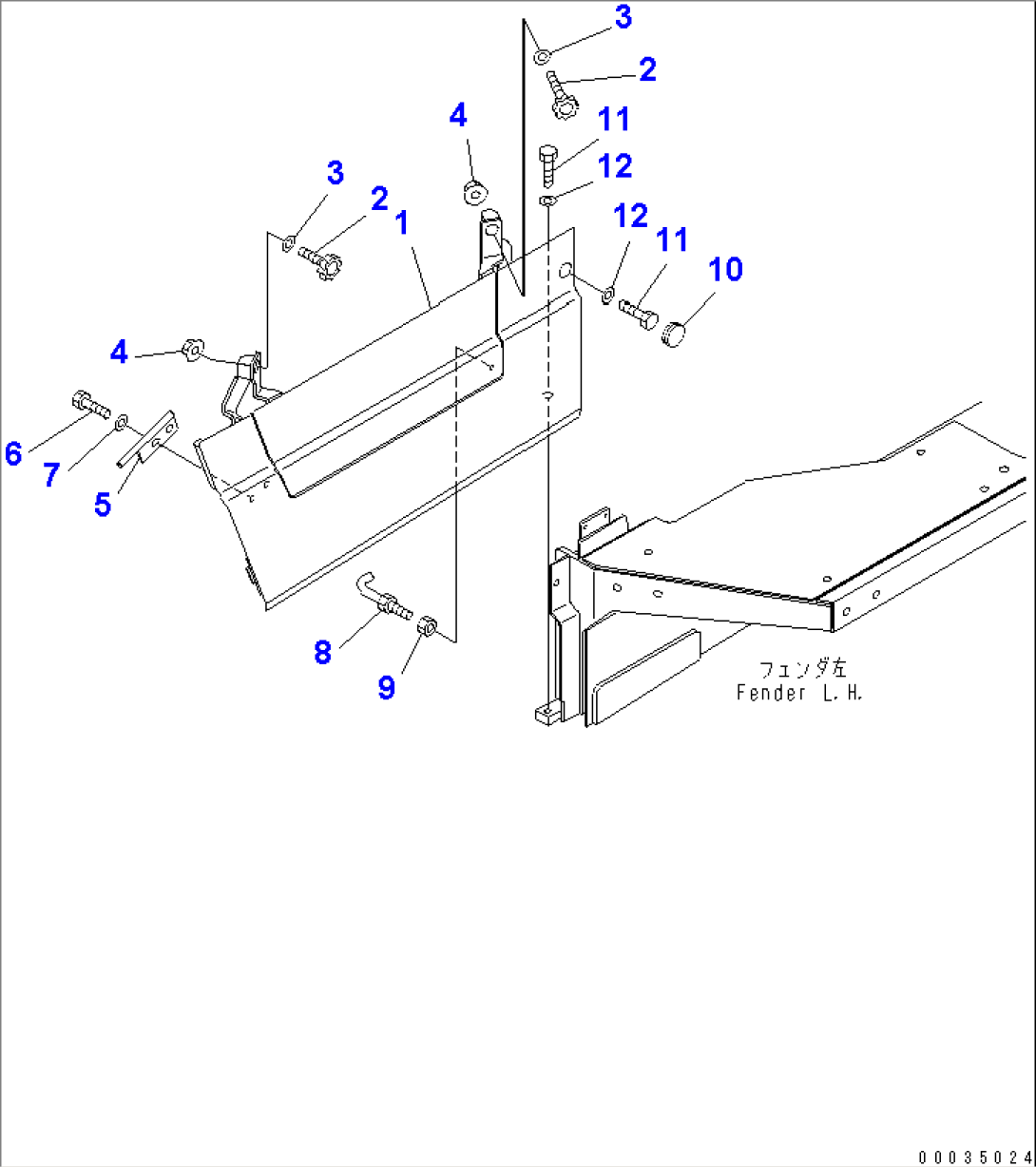 ENGINE SIDE COVER (LOWER) (SIDE COVER LESS)