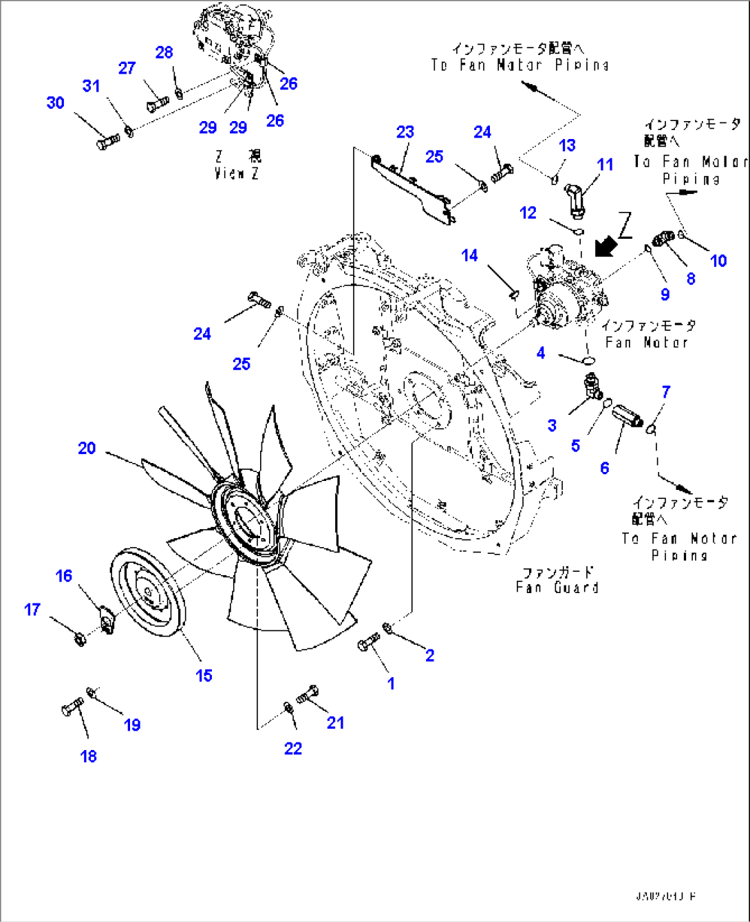 Cooling System, Fan (#10001-)