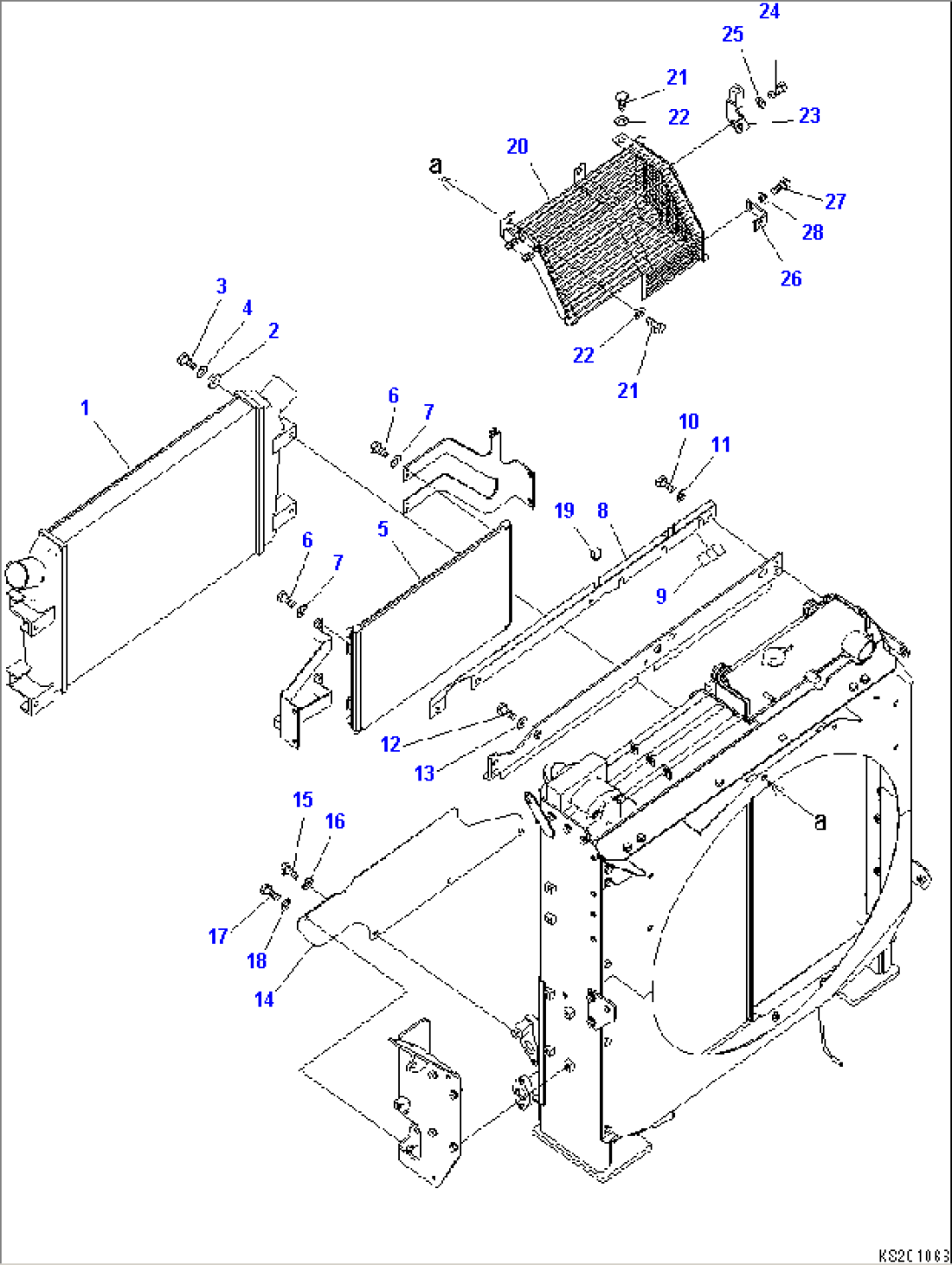 COOLING (AFTER COOLER AND CONDENSER) (#K50650-)