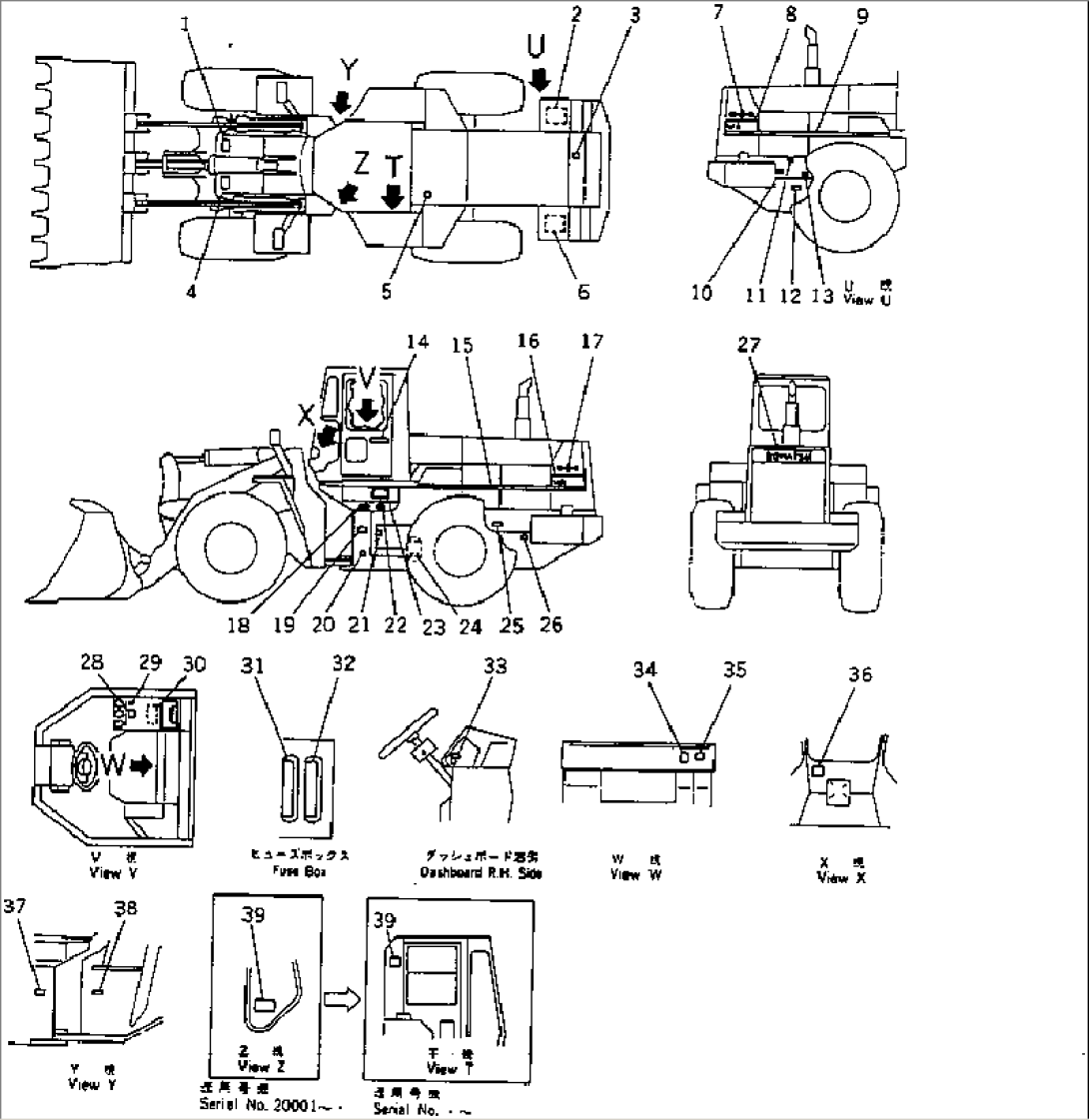 MARKS AND PLATES (SPANISH)(#20001-)