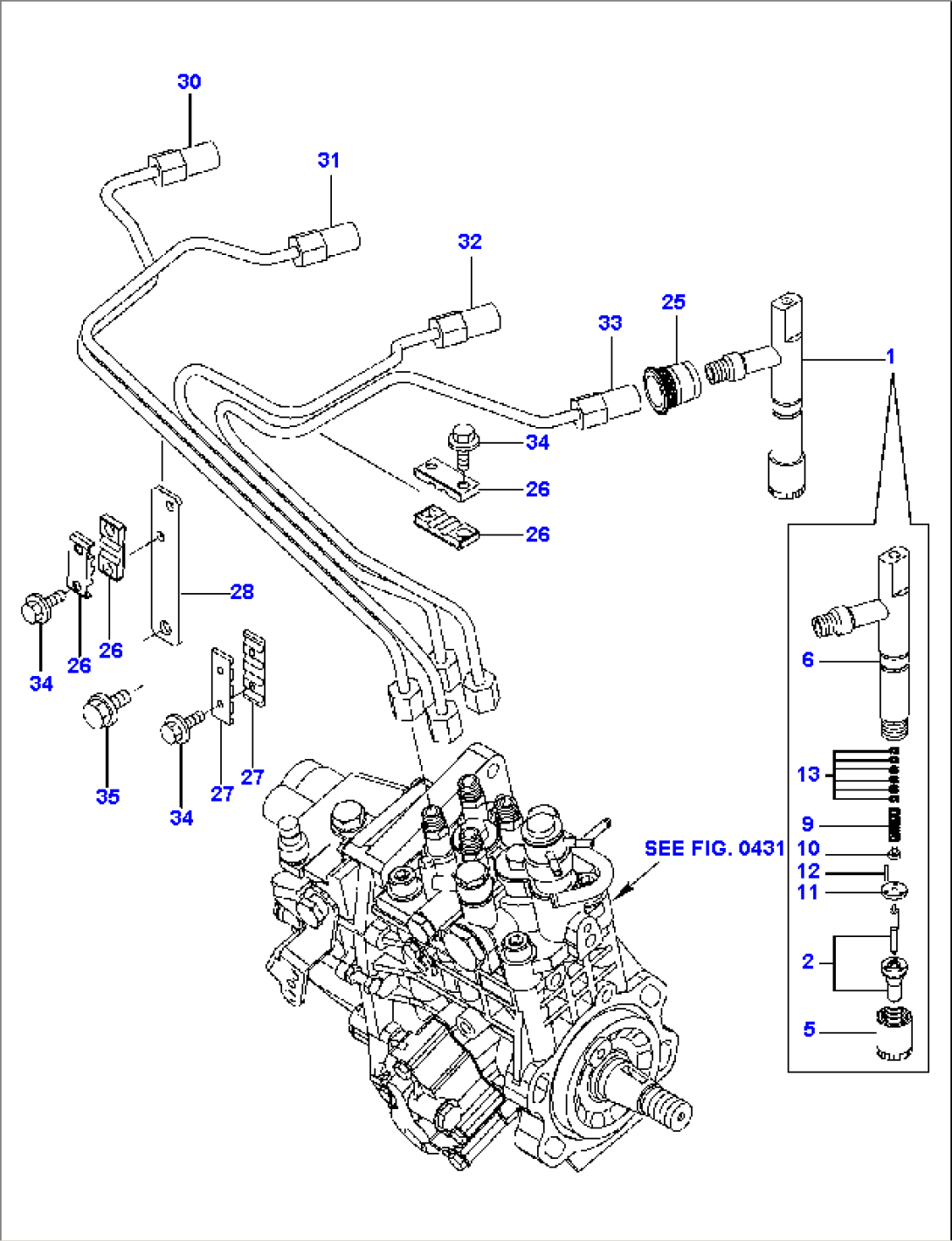 FUEL INJECTION LINE