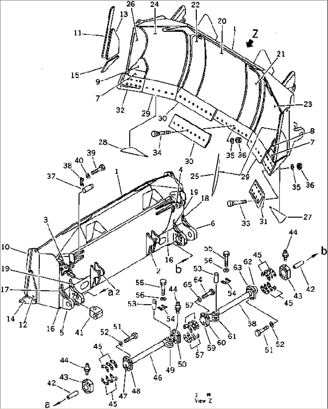 STRAIGHT TILT U BLADE (REINFORCED TYPE)