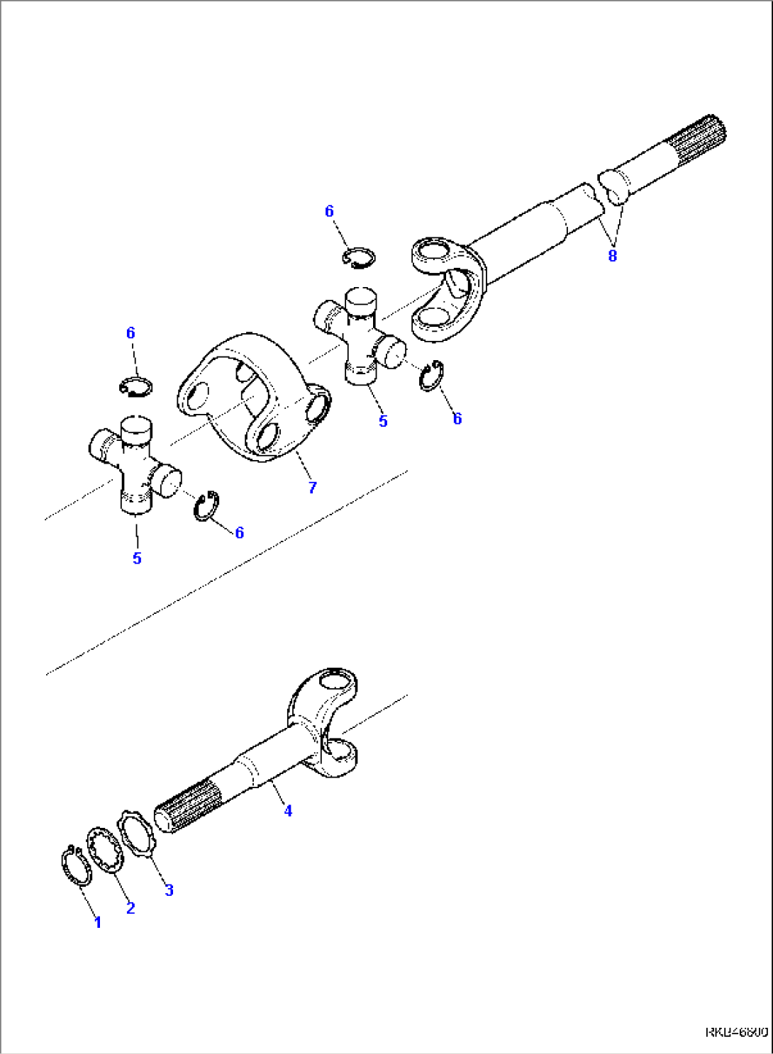 FRONT AXLE (5/7)
