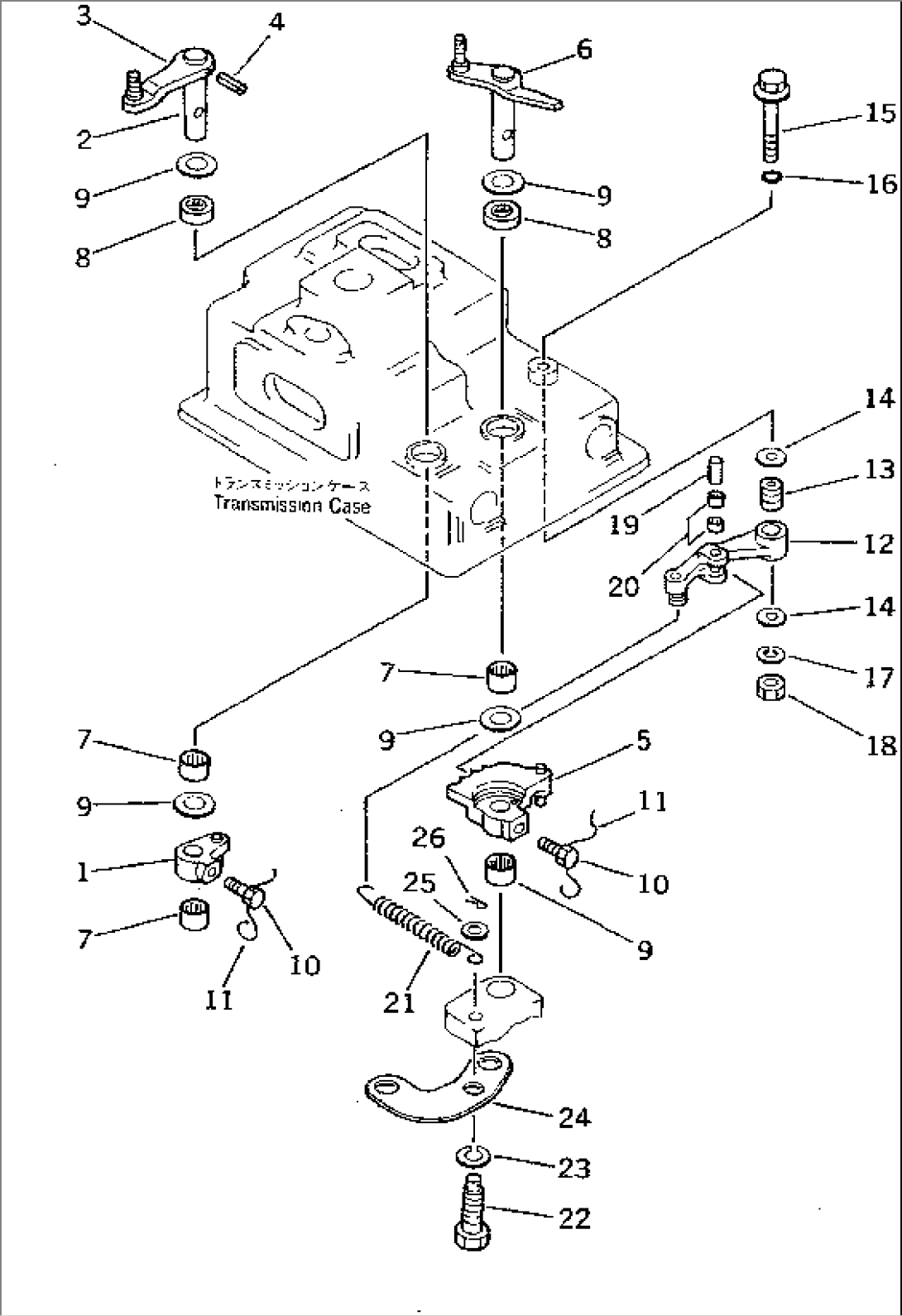 TORQFLOW TRANSMISSION LEVER