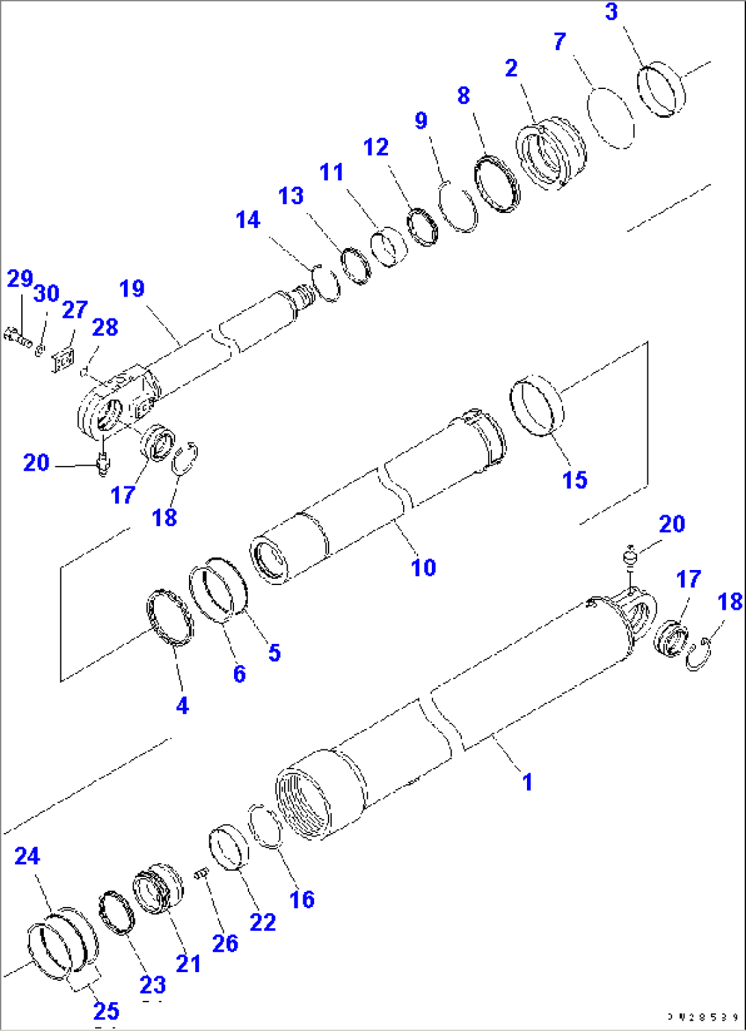 HOIST CYLINDER (INNER PARTS)