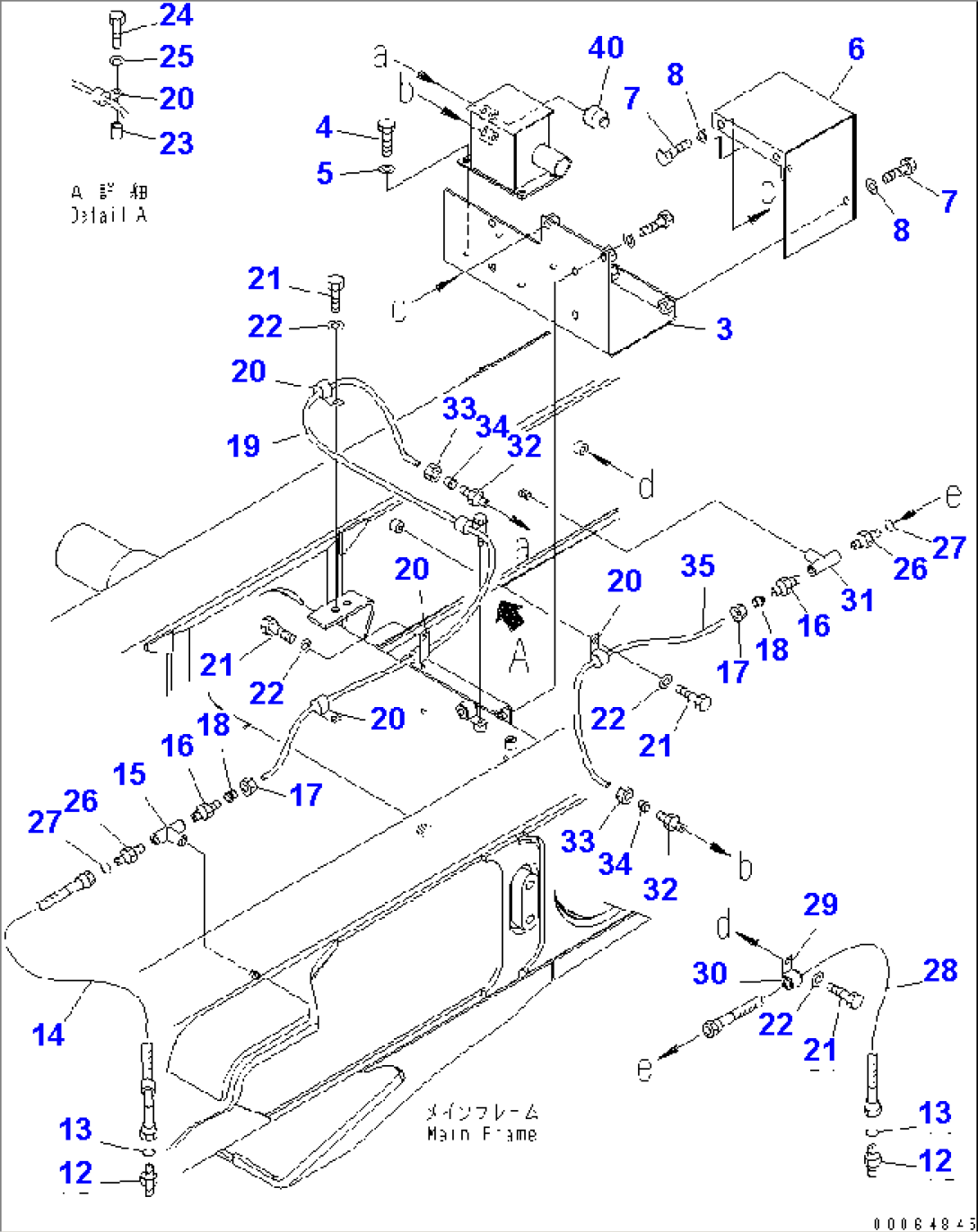 SAND PROTECTION (REAR PIPING)(#2001-)