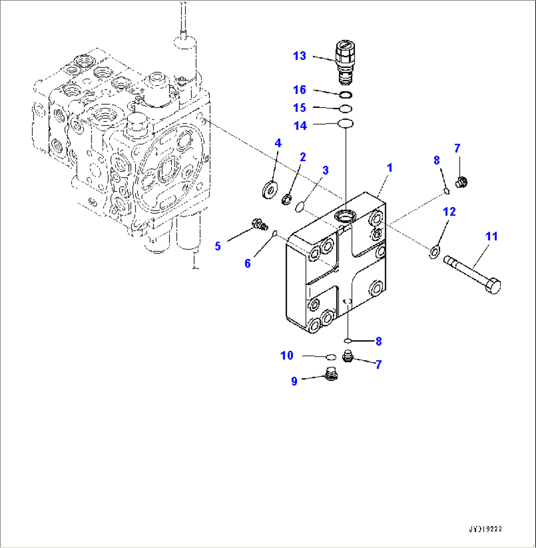 Fender Group, Control Valve, 3-Valve (10/10) (#80001-)