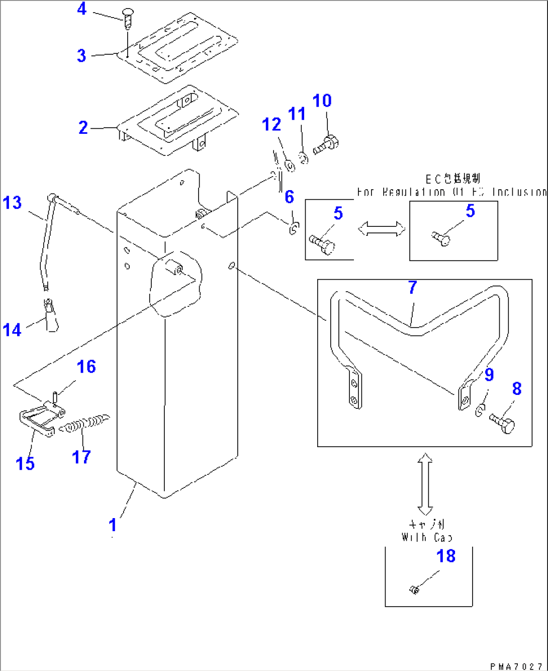 SAFETY LOCK LEVER AND COVER