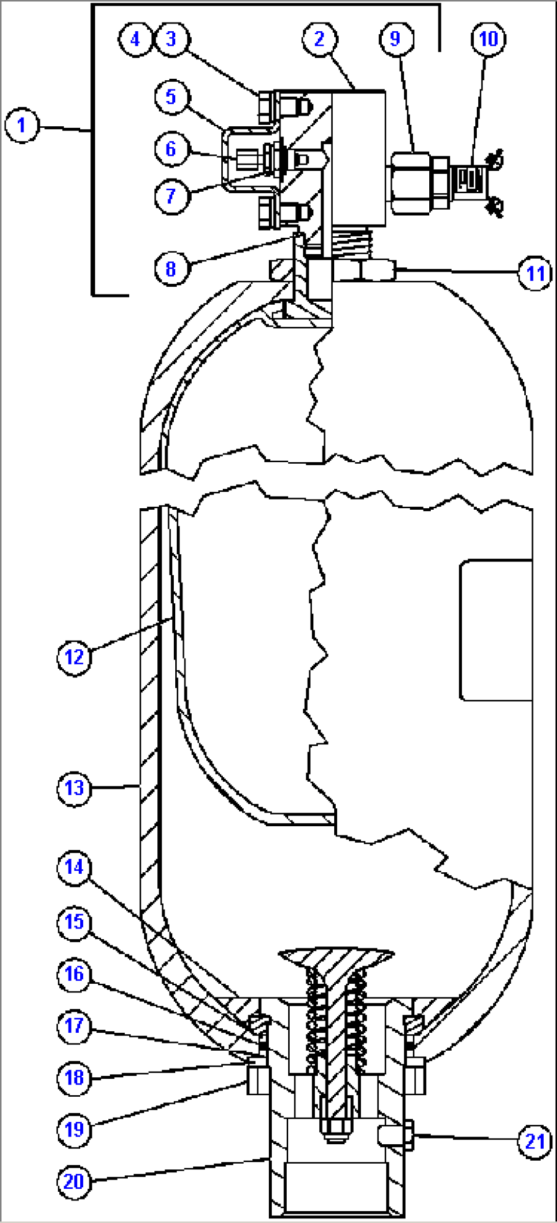 STEERING ACCUMULATOR ASSEMBLY (PC1339)