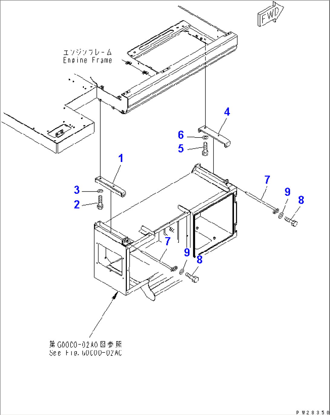 AIR COMPRESSOR (MOUNTING PARTS)