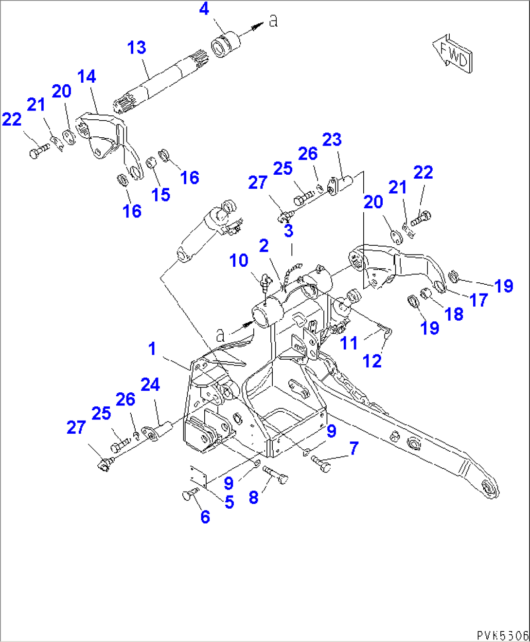 3-POINT HITCH (BRACKET AND ARM)