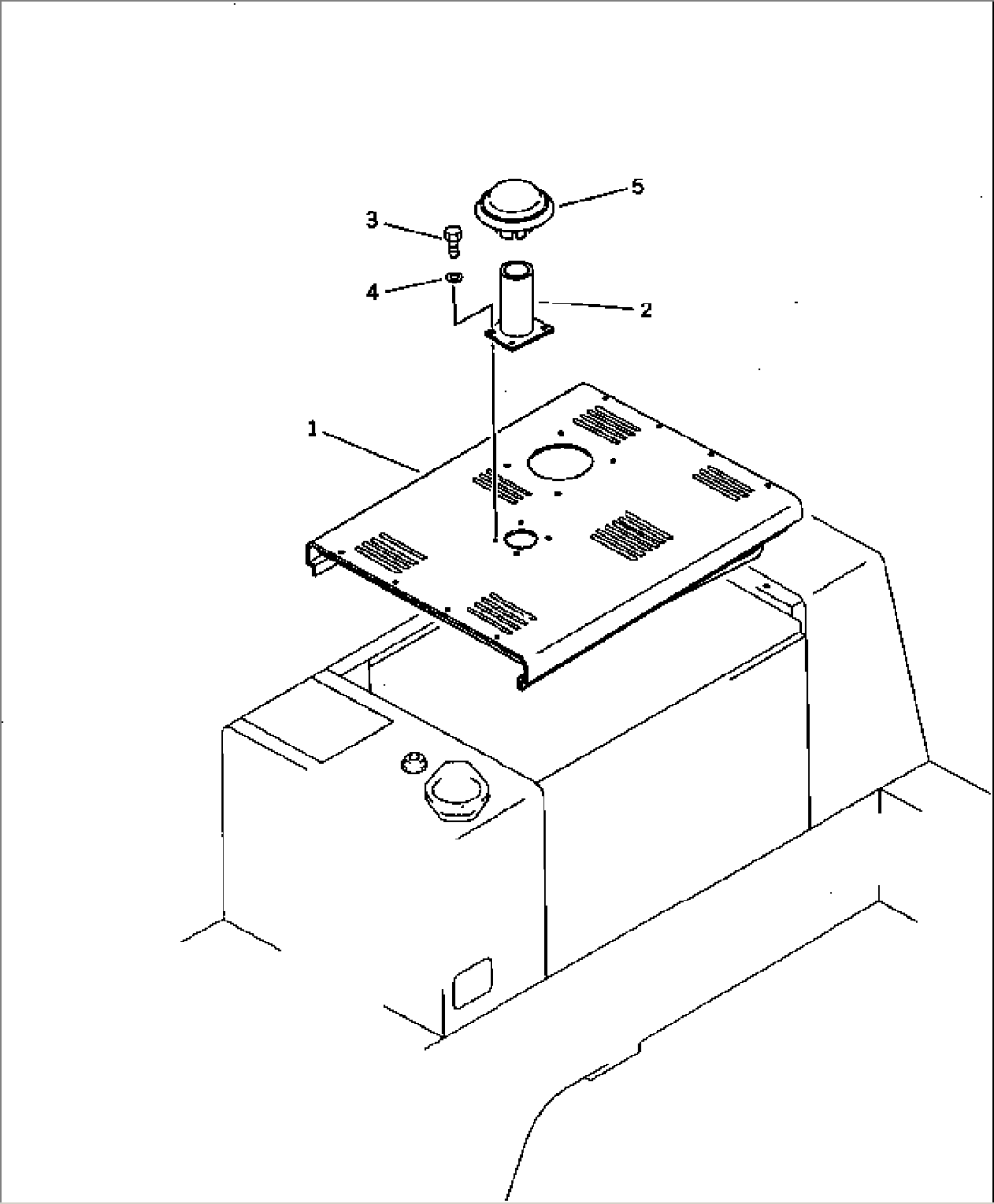 ENGINE HO0D (FOR SANDY AND DUSTY TERRAIN SPEC.)