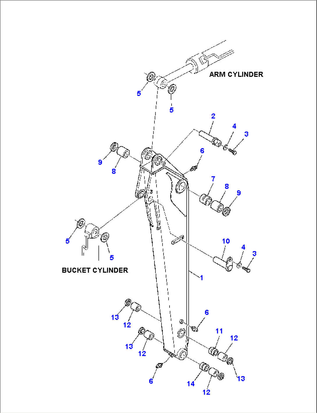 ARM, L=1850 mm