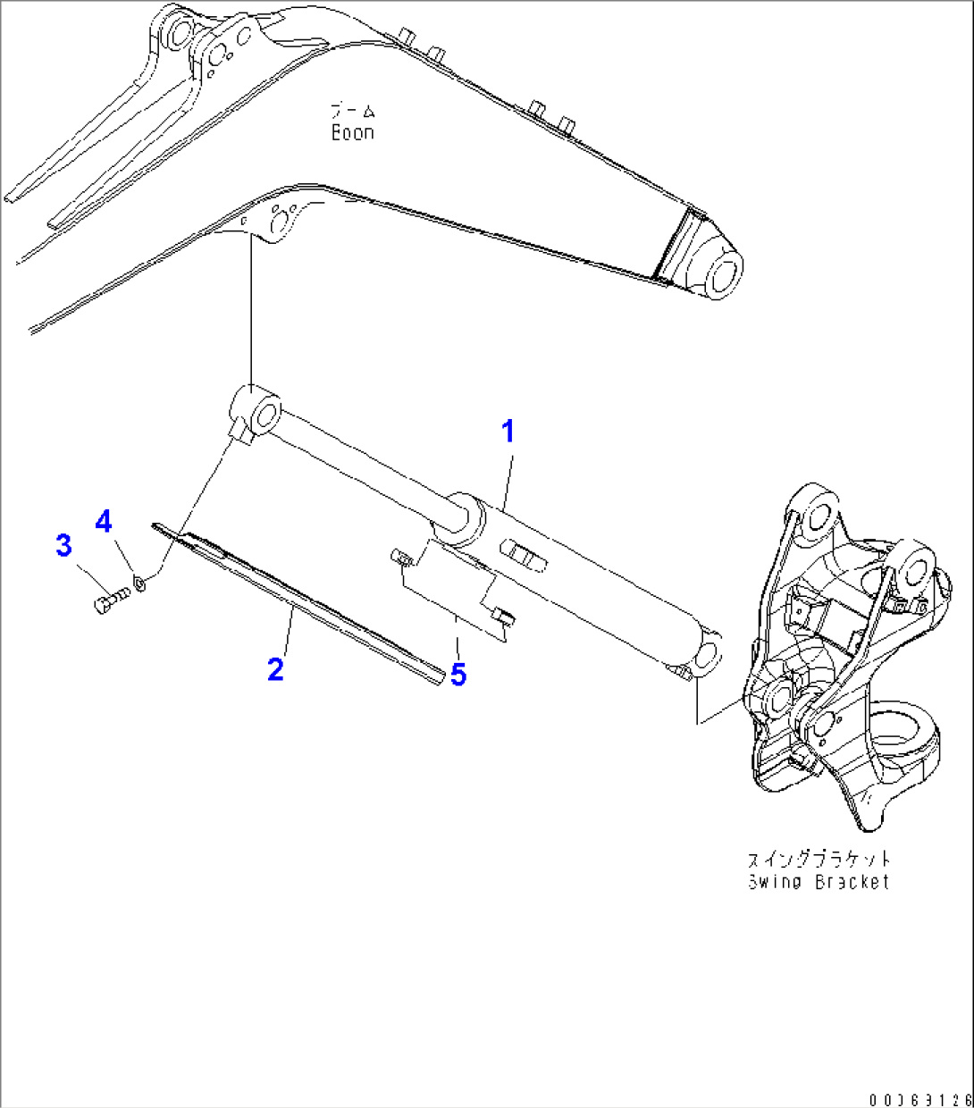 BOOM CYLINDER AND COVER
