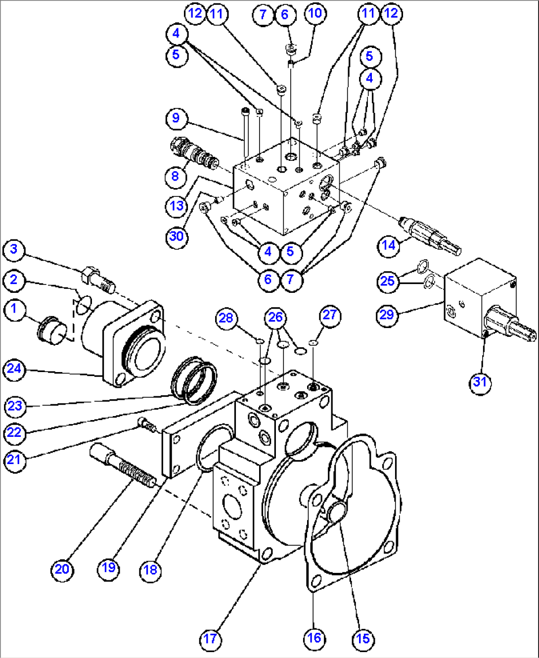 STEERING PUMP HOUSING (REAR) (PC1141)