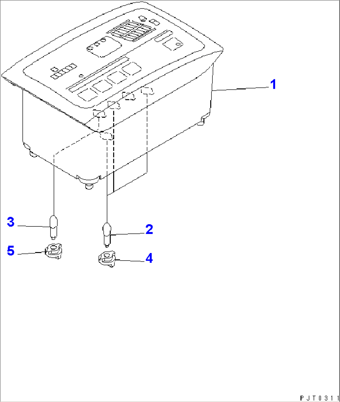 MONITOR PANEL (INNER PARTS) (NORTH AMERICA SPEC.)