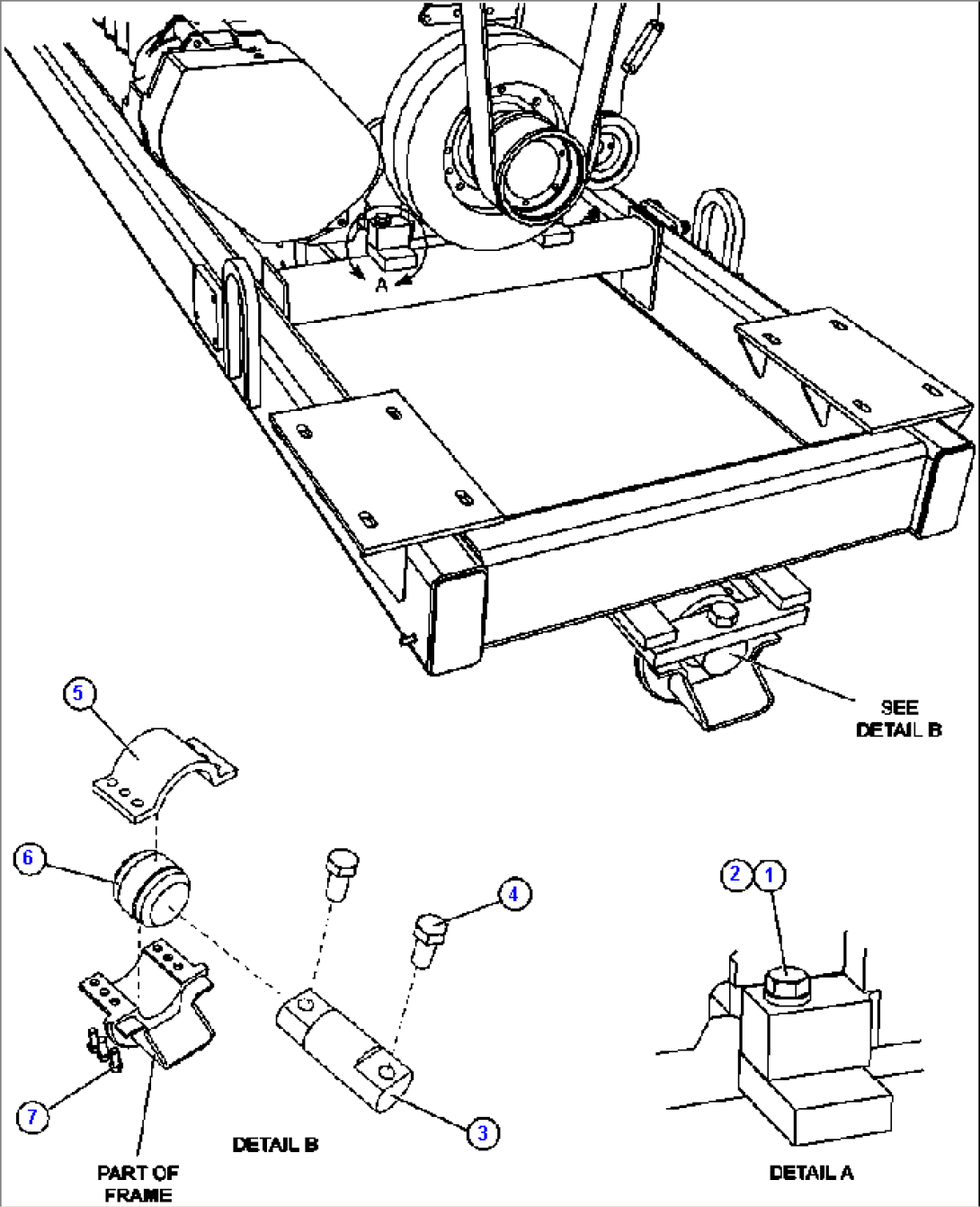 ENGINE/SUB-FRAME FRONT MOUNTS