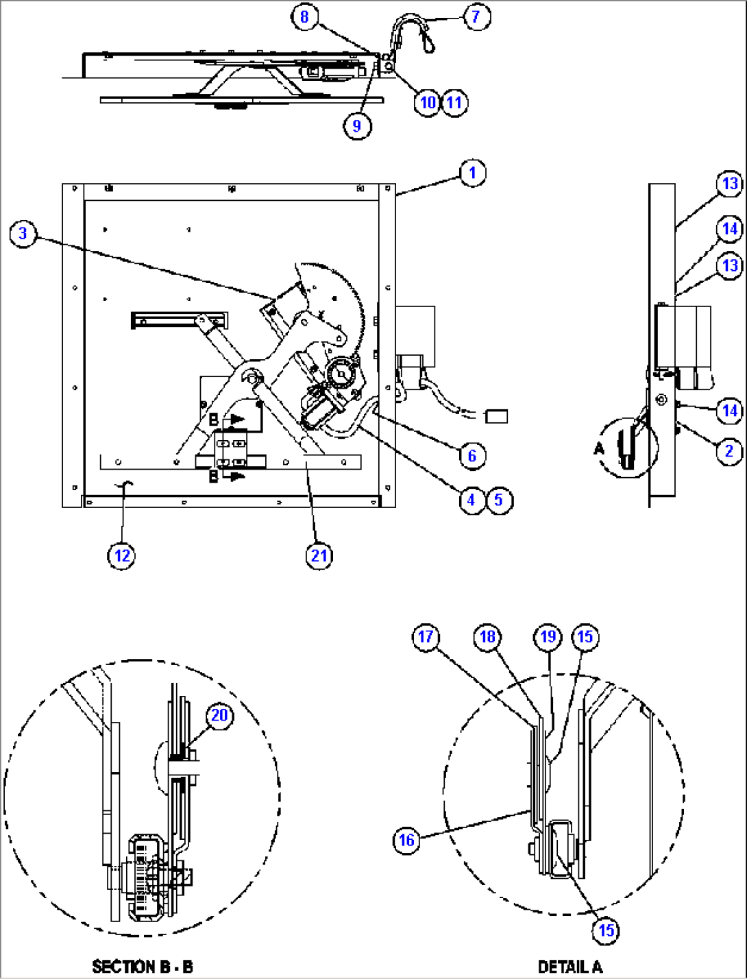 INNER DOOR PANEL ASSEMBLY - L.H. (EL2746)