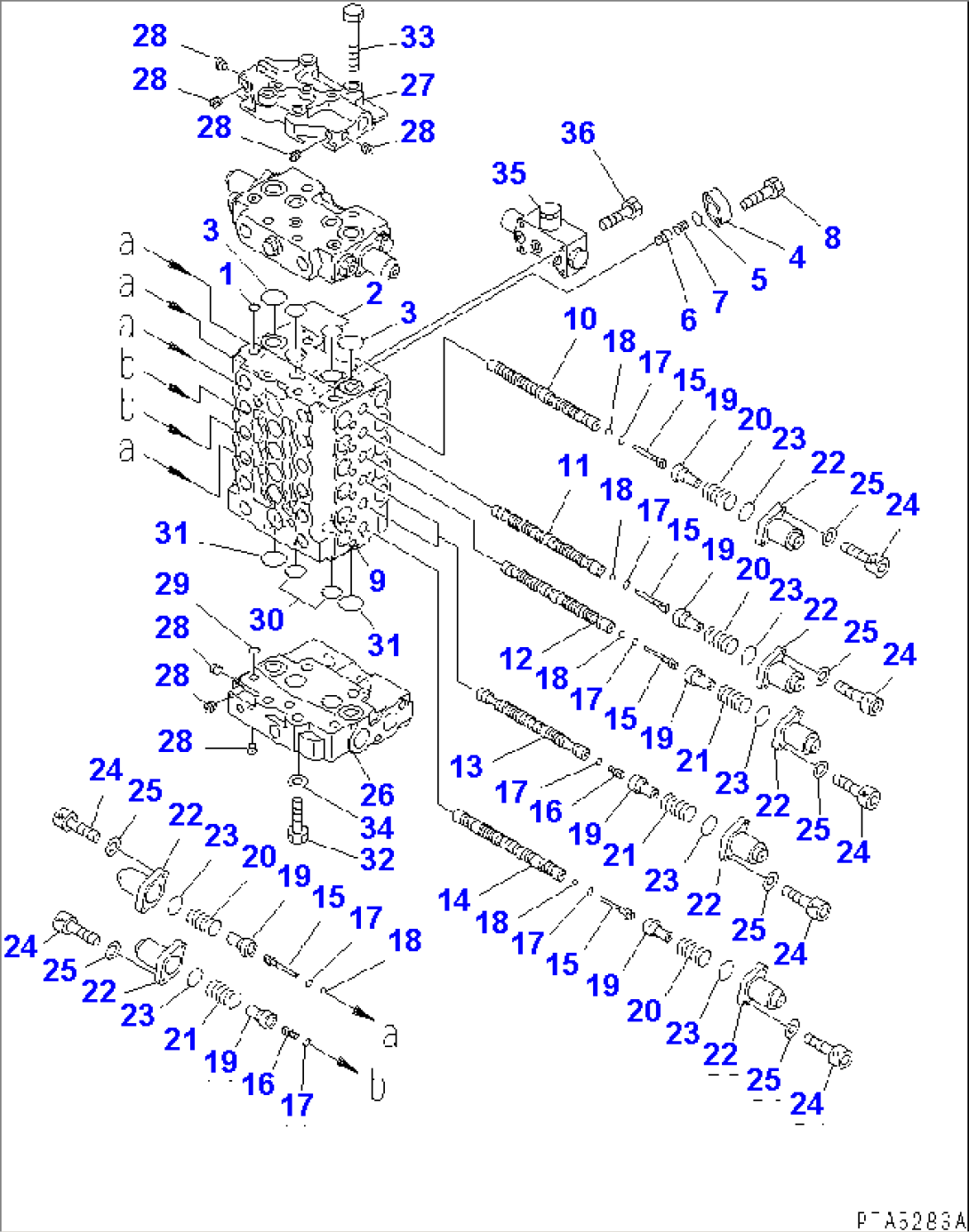 MAIN VALVE (1-ACTUATOR) (1/10)(#15001-15040)
