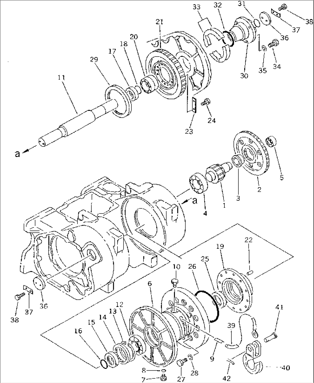 TOWING WINCH (WIRE DRUM AND GEAR)