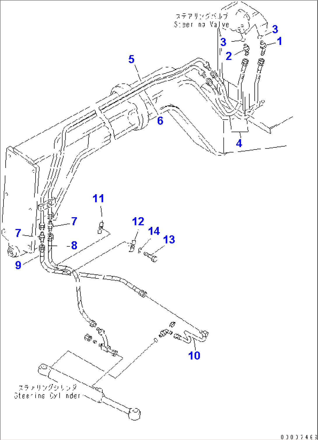 STEERING PIPING (2/2)(#10245-)