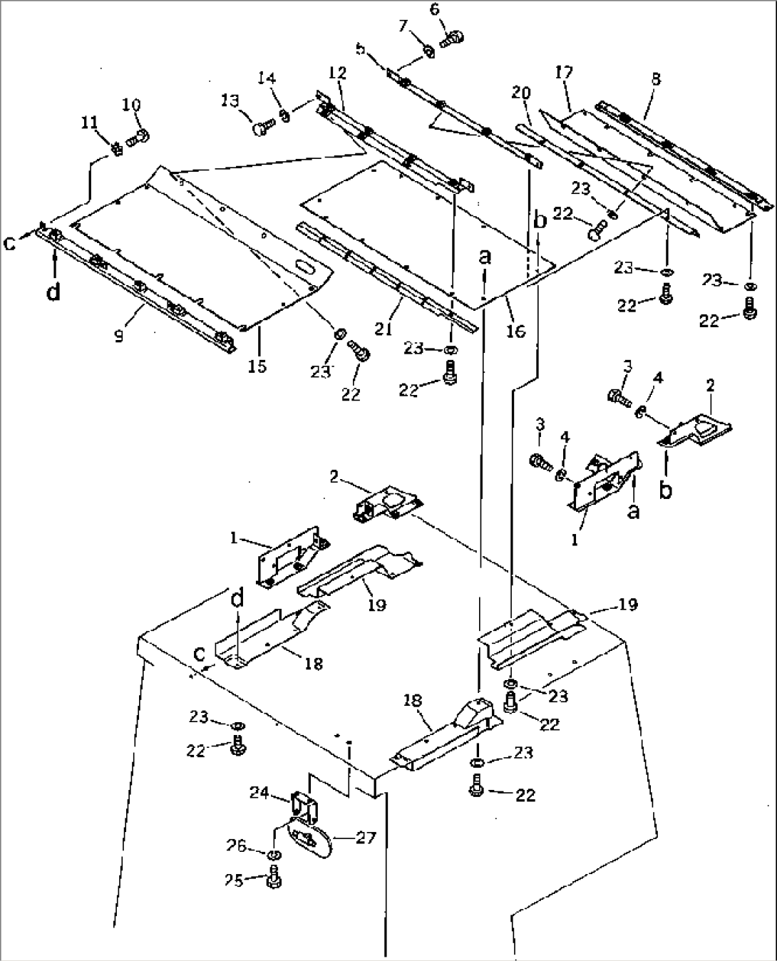 ROOF LINING (FOR ROPS CAB)