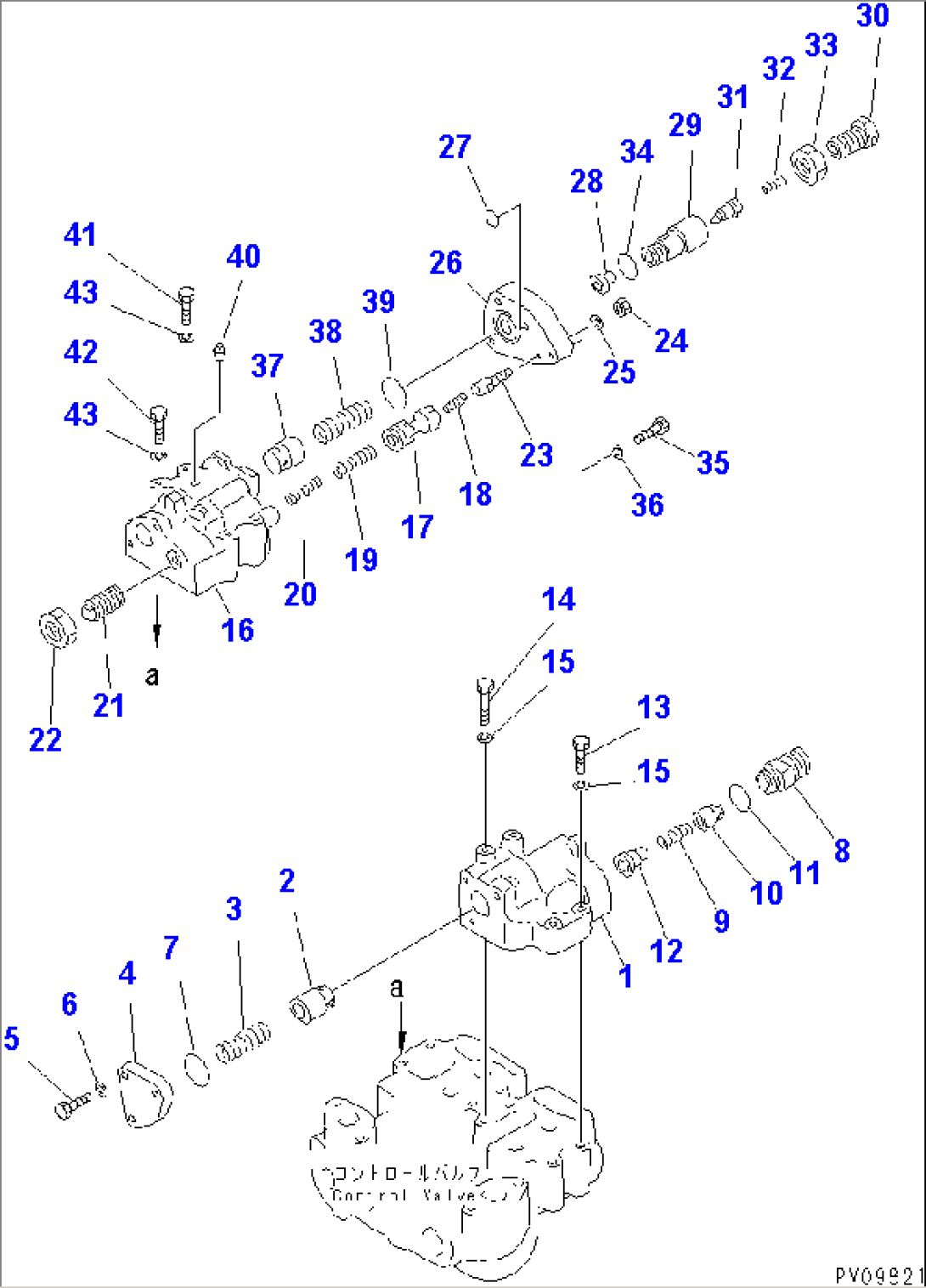 HYDRAULIC TANK AND CONTROL VALVE (4/4)