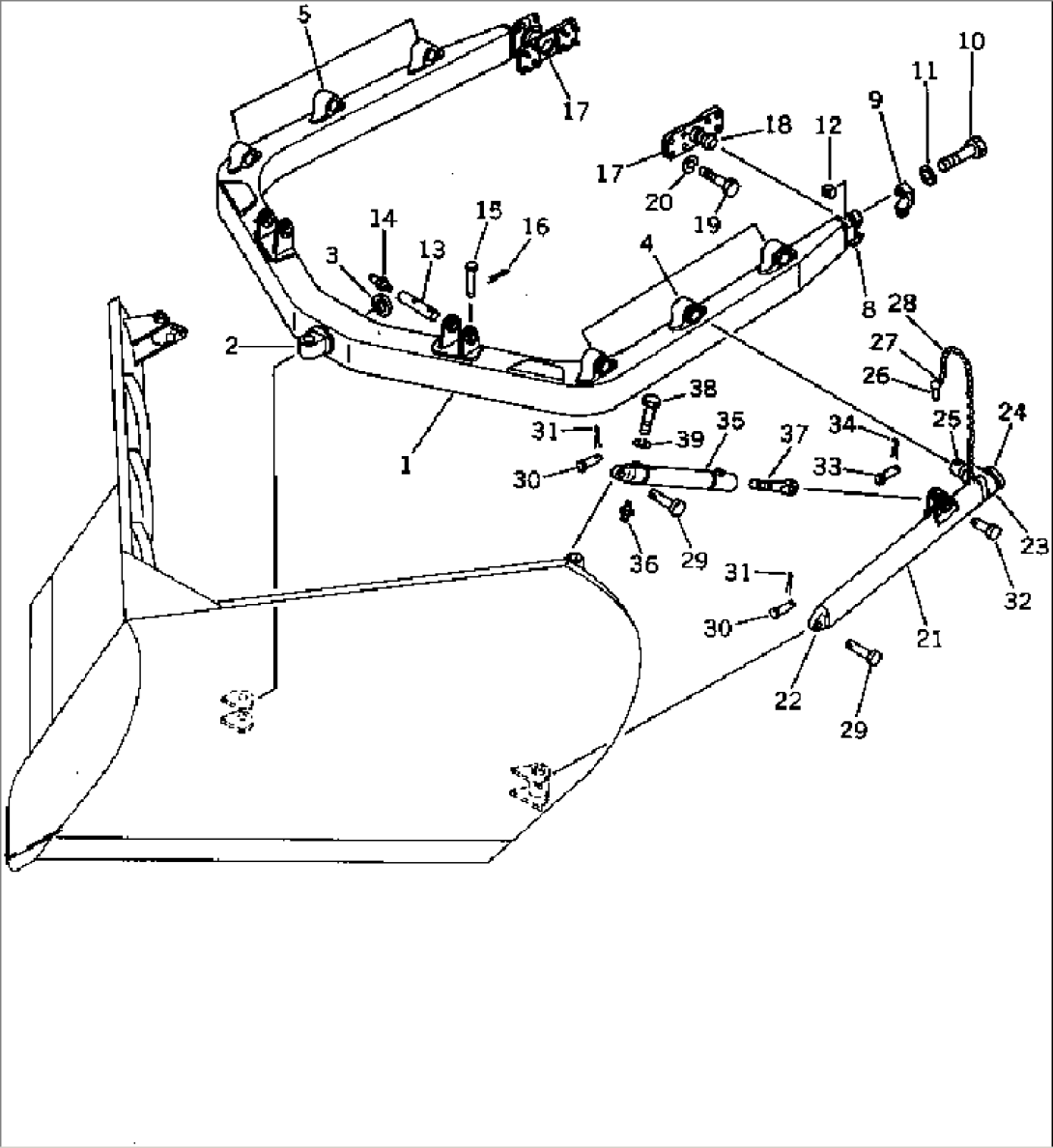 C-FRAME (FOR SNOW PLOW)