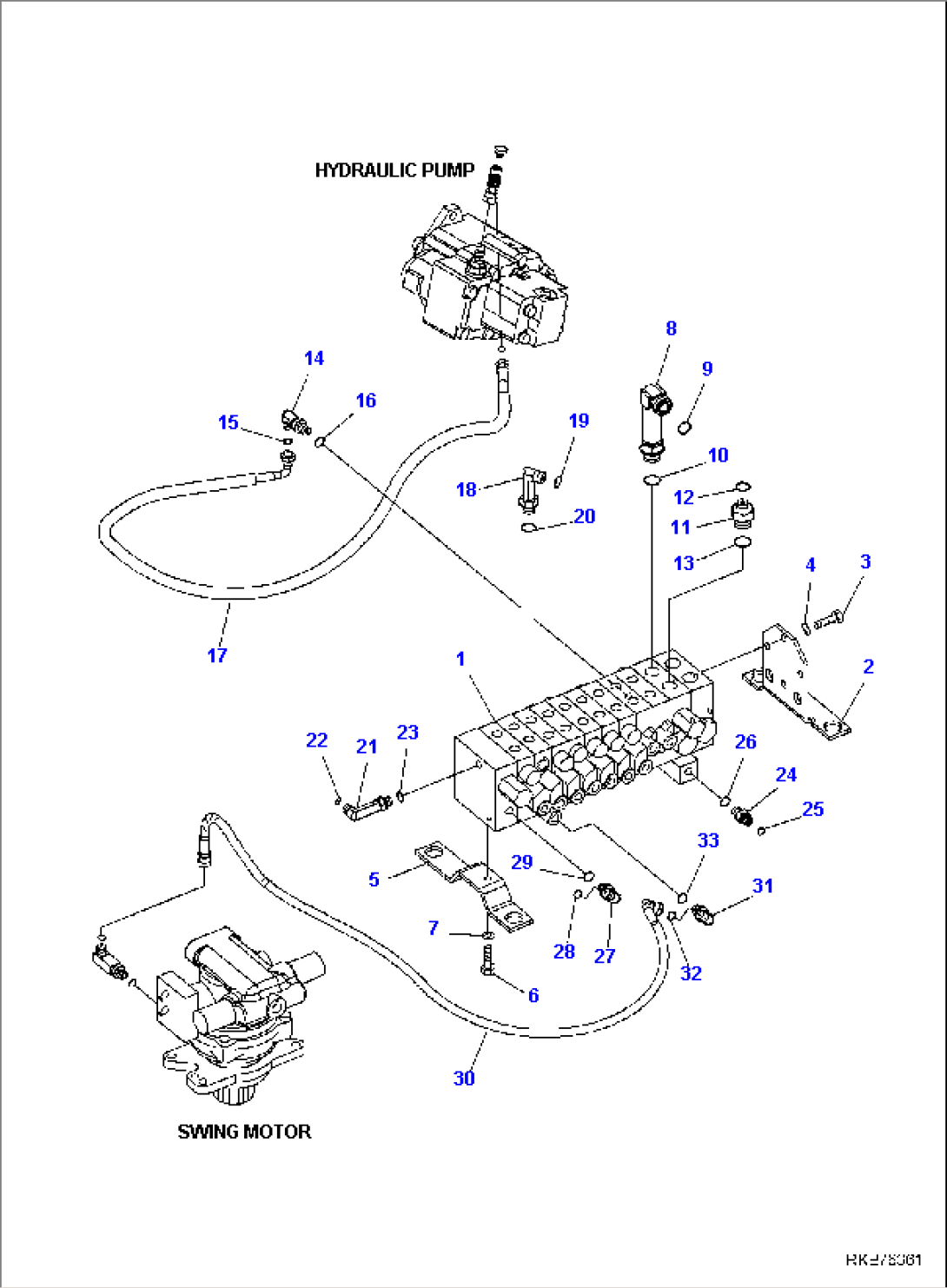 CONTROL VALVE (CONNECTING PARTS) (1/3)