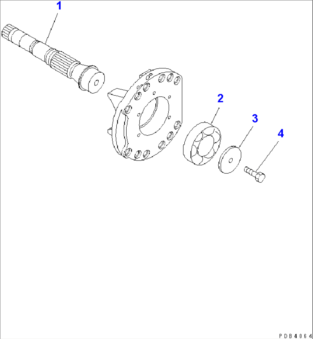 LOADER PUMP (7/16) (NO.1 PUMP)