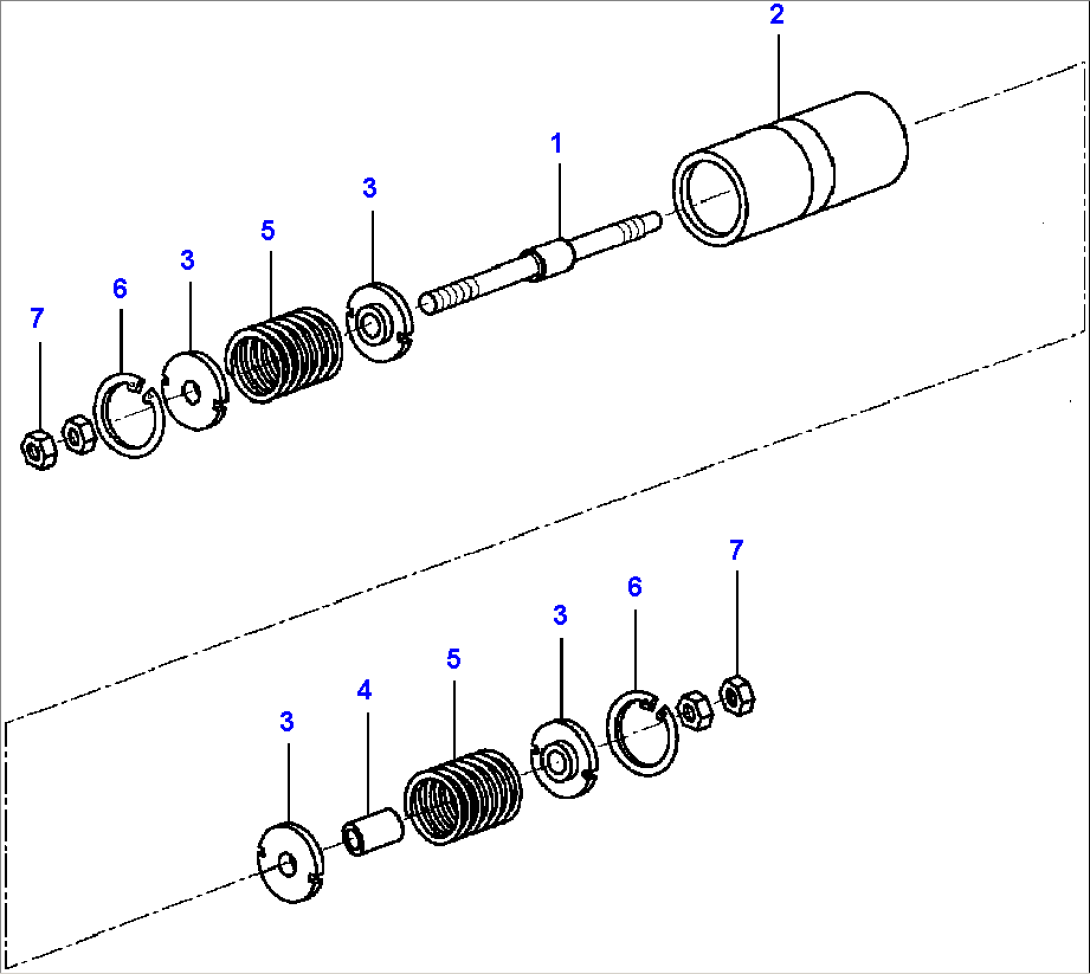 AWD PUMP STROKING PISTON ASSEMBLY