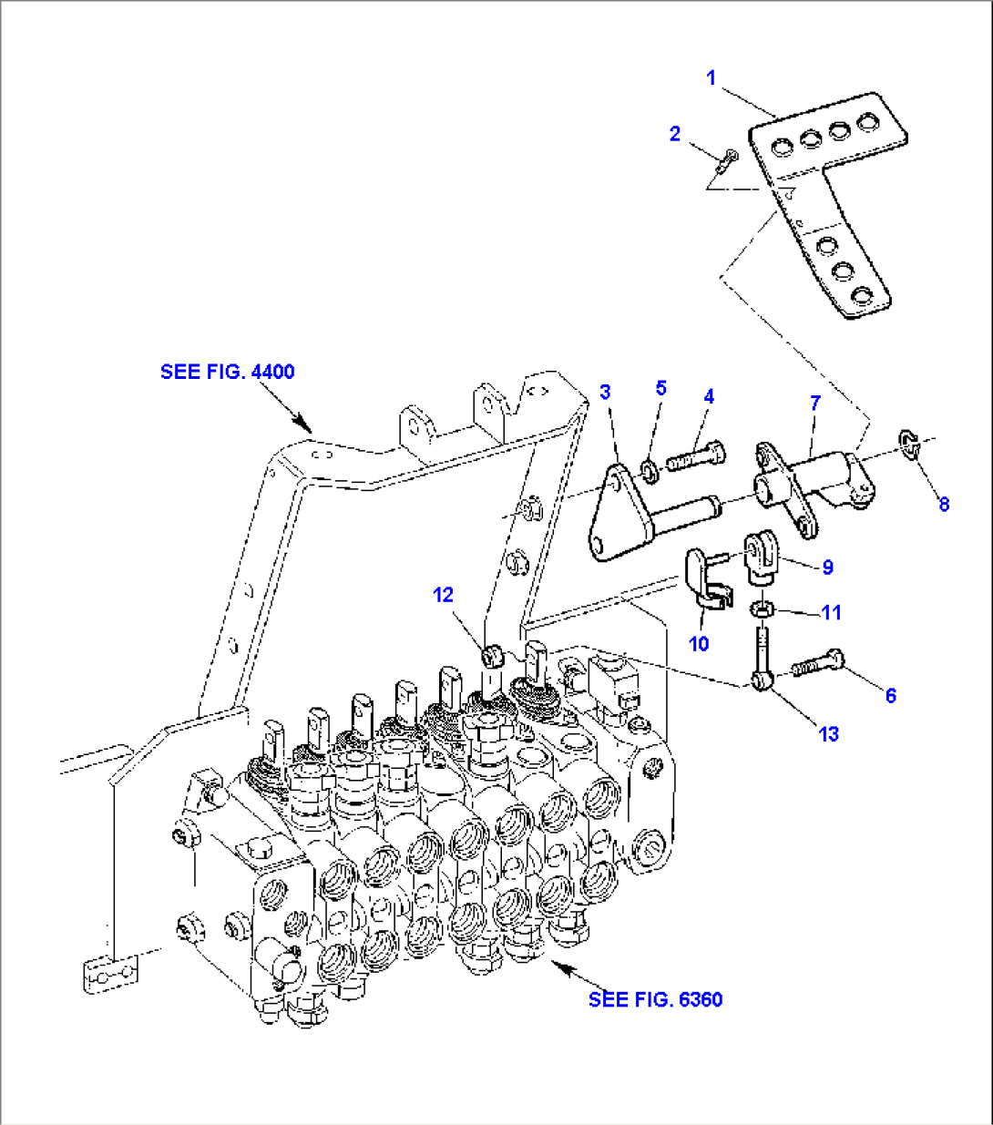 BACKHOE CONTROL PEDAL (RIGHT SIDE)